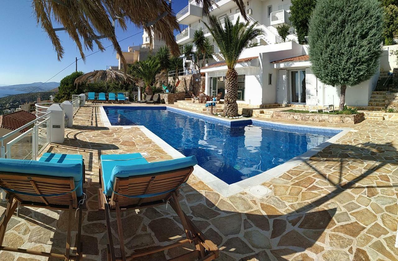 Infinity Blue Suite Saronida Ngoại thất bức ảnh